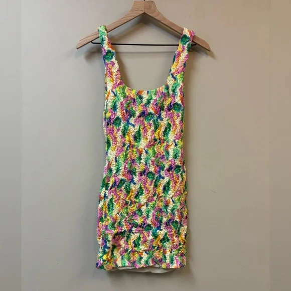 ASTR the Label Dolcetto Stretch Mini Dress in Lavender Multi Medium NEW‎ - Picture 6 of 9